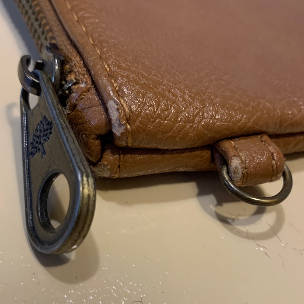 Mulberry Brown Leather Zip Pouch - Picture 4 of 11